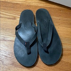 Rainbow Thin Strap Flip Flops